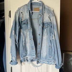 Women’s Distressed Demin Jacket